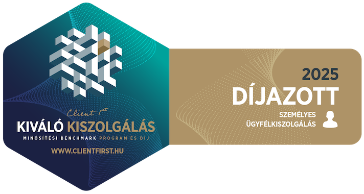 Kiválóság az Ügyfélkiszolgálásban díjazott